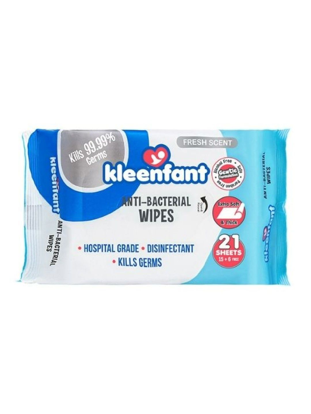 Kleenfant Fresh Scent Antibacterial Wipes S Edamama